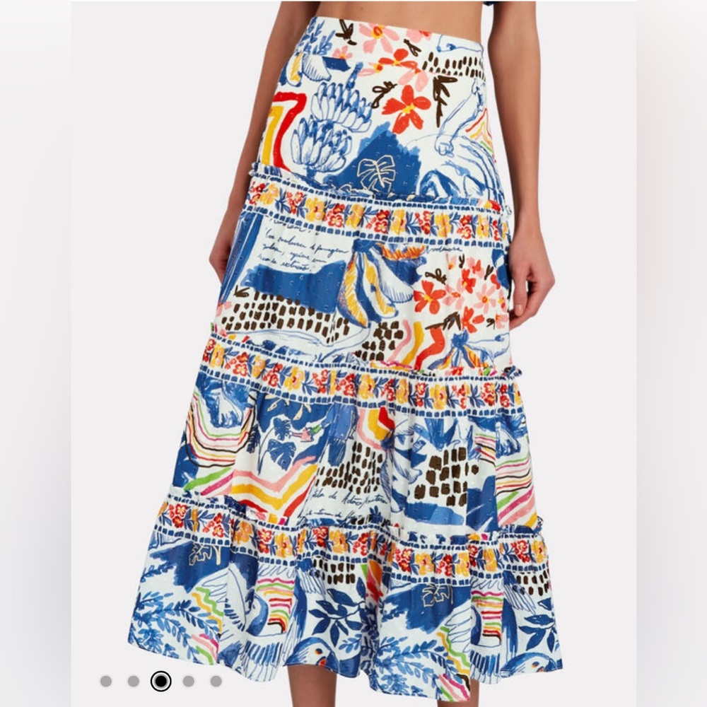 FARM Rio Multicolor Patterned Skirt